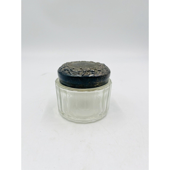 Lady Primrose Empty 3 Inch Floral Design Cream Jar Vintage - Picture 3 of 8